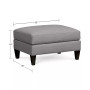 Braylei Fabric Ottoman, Created for Macy's