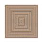 Sahara Multi Border Area Rug