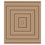 Sahara Multi Border Area Rug