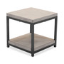 Viewport Aluminum Double Shelf End Table, Created for Macy's