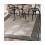 Dawn Gris Border Gray 5'3" x 7'6" Outdoor Area Rug