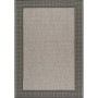 Dawn Gris Border Gray 5'3" x 7'6" Outdoor Area Rug
