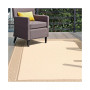 Dawn Gris Border Gray 5'3" x 7'6" Outdoor Area Rug