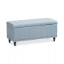 Kaylee Button-Tufted Storage Ottoman Bench
