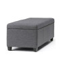 Easton Faux Leather Rectangular Storage Ottoman