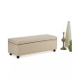 Easton Faux Leather Rectangular Storage Ottoman