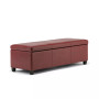 Easton Faux Leather Rectangular Storage Ottoman
