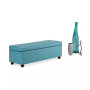 Easton Faux Leather Rectangular Storage Ottoman