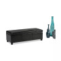 Easton Faux Leather Rectangular Storage Ottoman