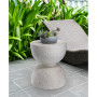 Multi-Functional Garden Stool or Planter Stand or Accent Table, 17.75"