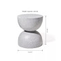 Multi-Functional Garden Stool or Planter Stand or Accent Table, 17.75"