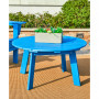 35.5" D Outdoor Patio Round Coffee Table