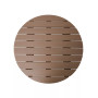 35.5" D Outdoor Patio Round Coffee Table