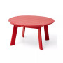 35.5" D Outdoor Patio Round Coffee Table