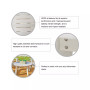 35.5" D Outdoor Patio Round Coffee Table