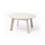 35.5" D Outdoor Patio Round Coffee Table