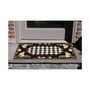 Frontporch Rooster Black and Gray 2' x 3' Outdoor Area Rug