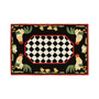 Frontporch Rooster Black and Gray 2' x 3' Outdoor Area Rug
