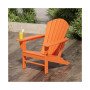 All-Weather Contoured Outdoor Poly Adirondack Chair