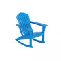 Outdoor Patio Poly Adirondack Rocking Chair Rocker