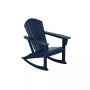 Outdoor Patio Poly Adirondack Rocking Chair Rocker