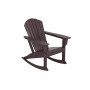 Outdoor Patio Poly Adirondack Rocking Chair Rocker