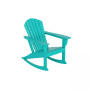 Outdoor Patio Poly Adirondack Rocking Chair Rocker