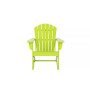 Outdoor Patio Poly Adirondack Rocking Chair Rocker