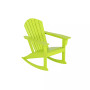 Outdoor Patio Poly Adirondack Rocking Chair Rocker