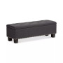 Hannah Button-Tufting Storage Ottoman Bench, Quick Ship