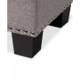 Hannah Button-Tufting Storage Ottoman Bench, Quick Ship