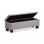 Hannah Button-Tufting Storage Ottoman Bench, Quick Ship