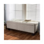 Hannah Button-Tufting Storage Ottoman Bench, Quick Ship