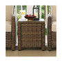 Bradenton Outdoor Wicker Rectangular Side Table