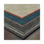 Scope SCO10 Gray 1'10" x 7'6" Runner Rug