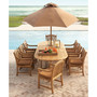 Bristol Teak Outdoor Side Table, Created for Macy's