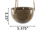 Moon Phase Ceramic Hanging Planter Pot, 5.375"