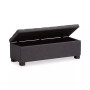 Roanoke Grid-Tufting Storage Ottoman Bench