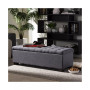 Roanoke Grid-Tufting Storage Ottoman Bench