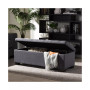 Roanoke Grid-Tufting Storage Ottoman Bench