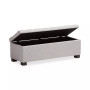 Roanoke Grid-Tufting Storage Ottoman Bench