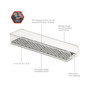 Diversified HEXA In-Fridge Small Organizer Bin for Refrigerator Storage