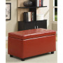 Verona Faux Leather Storage Ottoman