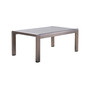 Cape Coral Outdoor Coffee Table with Glass Top
