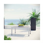 Shore Outdoor Patio Aluminum Coffee Table