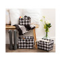 Vintage-like Chicken Wire Check Liner Basket Set of3