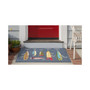 Frontporch Playing Hooky Black and Gray 1'8" x 2'6" Outdoor Area Rug