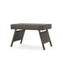 Thira Outdoor Mixed Mocha End Table with Frame