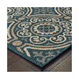 Scope SCO07 Blue 1'10" x 7'6" Runner Rug