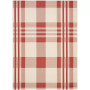 Courtyard Red and Bone Sisal Weave Area Rug Collection
